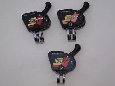 JOB LOT of 3 x Sturmey Archer 3 speed trigger shifters (1976-) - Image 1 of 2