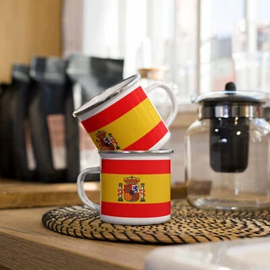 Spain Flag Enamel Mug - Picture 1 of 1