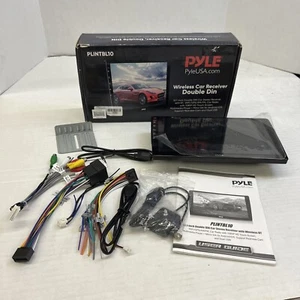 Pyle PLINTBL10 10.1" Bluetooth Wifi GPS USB DoubleDIN Car Stereo Radio Receiver - Picture 1 of 3