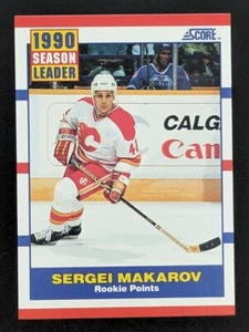 Sergei Makarov Calgary Flames 1990 Score Season Leader Rookie Points #350 Card - Picture 1 of 2