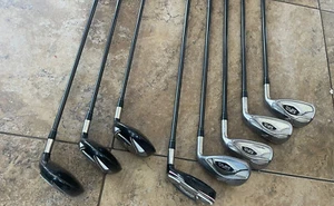 Adams Idea A12 OS Iron Set 5, 7,8,9,S + 3fw, 5fw, 7fw Womens Ultra Lite 45g RH - Picture 1 of 16