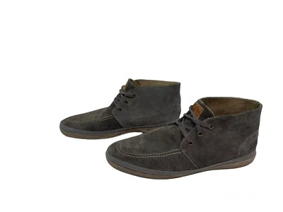 Scarpe alla caviglia Natural World da uomo taglia 45 in camoscio grigio - Immagine 1 di 4