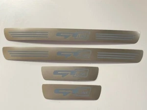 KIA PICANTO (2010-2019) DOOR SILL SCUFF PROTECTOR PLATES 'GT LINE' LOGO PCT004 - Picture 1 of 4