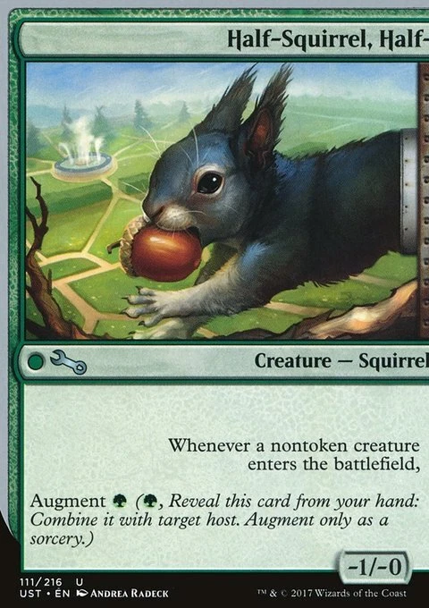 MTG Magic the Gathering Half-Squirrel, Half- (111/288) Unstable NM - Image 1 of 1