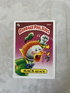 Garbage Pail Kids Card Mack Quack 106b 1986 Topps USA - Picture 1 of 2