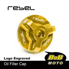 CNC Billet Oil Filler Cap For Honda CMX 250 Rebel 2017-2019 18