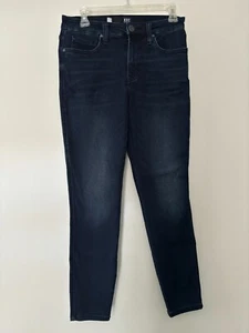 Jeans Kut from the Kloth Donna Fab Ab skinny alla caviglia TG 4 lavaggio scuro elasticizzato fiocco - Foto 1 di 4