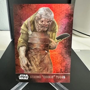 2015 Topps Star Wars: The Force Awakens Series 1 Cookie Tuggs #44 Foil #/250 - Picture 1 of 3