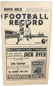 Vintage 1954 AFL Football Record North Melb vs Geelong Vol 41 - 16 July 32 Pages - Picture 1 of 7