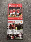 Manchester United football programmes AC Milan Leicester City
