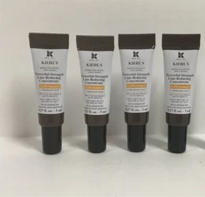 4 Pcs Kiehl's Powerful-Strength Line-Reducing Concentrate with Vitamin C 5ml EA - Picture 1 of 4