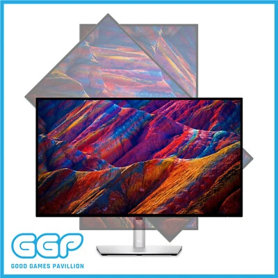 Dell 27" Monitor 4K LED U2723QE UltraSharp USB-C HUB HDMI DP Tilt Swivel Pivot - image 1 of 4