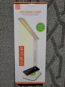 iLive IAQL300W LEDDesk Lamp w/Wireless Charging, New! - Picture 1 of 2