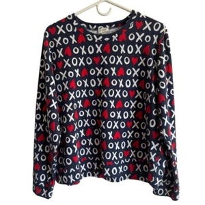 J.Crew XOXO Graphic Sweatshirt, Size XL - Picture 1 of 5