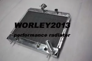 4rows aluminum radiator for Jaguar XKE S2 E-TYPE 4.2L 1968 1969 1970 - Picture 1 of 8