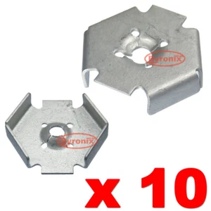 EXHAUST HEAT SHIELD NUT METAL FOR FORD MONDEO ESCORT FIESTA KA SIERRA ORION X 10 - Picture 1 of 1