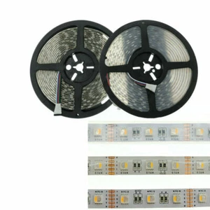 5050 RGBW 4in1 Chip LED Strip Light RGBWW RGB White 12MM PCB tape lamp 12V 24V - Picture 1 of 19