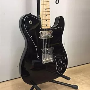 Fender Made in Japan Traditional 1970s Telecaster Custom Black 2017 E.Guitar - Picture 1 of 19
