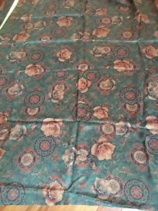 100% gambiered mud Silk 40momme HEAVY Fabric 44” jacquard festive plant dyeing - Picture 1 of 10