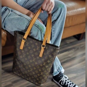 LOUIS VUITTON Cabas Shoulder Tote Bag in Monogram Coated Canvas Sime Medium - Picture 1 of 16