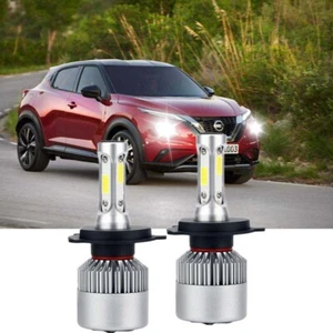 2x Super White LED Bulbs Headlight H4 KIT High Low Beam FOR Fits Nissan Juke F15 - Picture 1 of 10