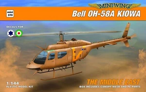 1/144 Helicopter : Bell OH-58A Kiowa "Middle East" [Israel/Iran] #370 : MINIWING - Imagen 1 de 7