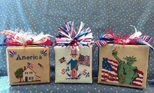 Little Bits-July Patriotic~Stitchworks - Imagen 1 de 1