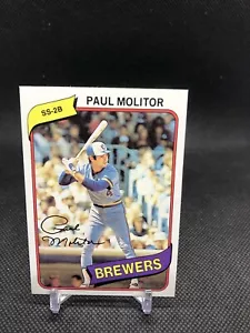 1980 Topps - Paul Molitor #406 - Bild 1 von 2