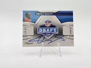Ricky Sapp 2010 Panini Prestige NFL Draft Auto RC #16 Eagles - Picture 1 of 2