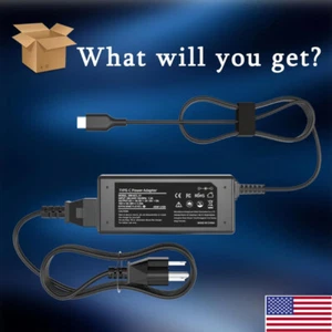 Chromebook 45W USB-C Laptop Charger Adapter for HP, Lenovo, Dell, Samsung, Acer - Picture 1 of 11