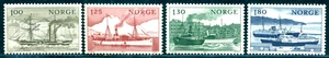 1977 nave a vapore, porto, porto, nave, spedizione costiera, nave a motore, Norvegia, Mi.747, MNH - Foto 1 di 1