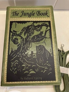 Pochette nuova con etichette The Jungle Book Virtue con tracolla e tracolla Rudyard Kipling - Foto 1 di 7