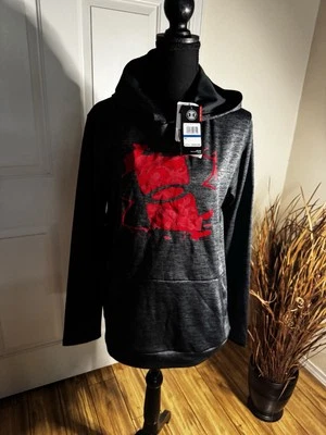 Boys Youth XL Extra Large Under Armour Hoodie Black - Image 1 of 4