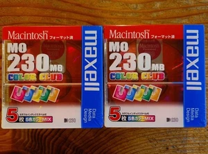 [Nuovo] Disco ottico magnetico MAXELL MO 230MB lotto di 10 250907 - Foto 1 di 2
