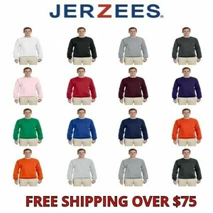 Jerzees Para Hombre NuBlend Cuello Redondo Sudadera Pullover Polar Jersey S-4XL 562 - Imagen 1 de 50
