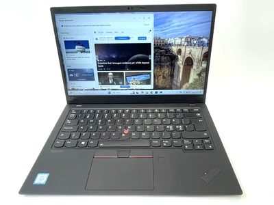 Lenovo ThinkPad X1 Carbon Gen 7 14" FHD i5-8365U- 16GB - 256GB SSD Laptop - VAT - Image 1 of 4