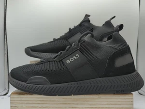 Hugo Boss Titanium Structured Knit Sock Sneaker Herren Uk 7 Ax23 Reduziert - Bild 1 von 13