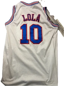 Tune Squad Lola #10 Bunny Jersey Space Jam Looney Tunes Basketball Size Small - Picture 1 of 4