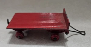 Dinky Toys Small Trailer Flat Bed No.25G Meccano Made in England - Picture 1 of 4