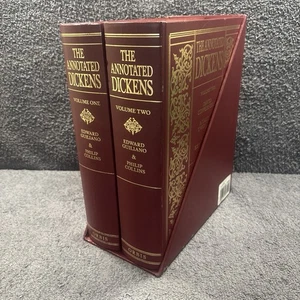 1986 Annotated Charles Dickens Complete Book Set 1 + 2 Volumes Orbis set - Imagen 1 de 22