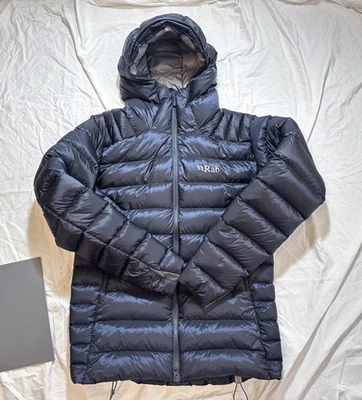 Rab Electron Pro Down Hooded Puffer Jacket Men's Medium Dark Blue Pertex Quantum - Image 1 of 4