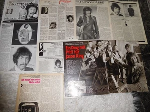 PETER  WYNGARDE   12 TEILE/PARTS newspaper cuttings  CLIPPINGS  1025 - Picture 1 of 2