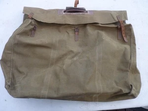 WW2 AUSTRALIAN OFFICERS BED ROLL SWAG - CANVAS & LEATHER - Picture 1 of 1