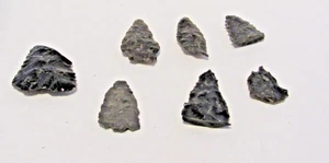 Lote de piezas de artefactos de cuchillo de obsidiana y puntas de flecha Oregon - piezas #A1-5 - Imagen 1 de 6