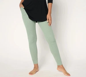 Cuddl Duds Capas Base Acogedoras Leggings Térmicos SoftOliveHthr XL Nuevas - Imagen 1 de 4