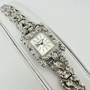 Working - Deauville Women’s Silver Nugget Style Watch, Mechanical - Picture 1 of 17