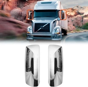 Paar Chrom Außenspiegelabdeckungen passend für Volvo VNL, Chrom Seitenspiegelabdeckungen passend - Bild 1 von 5
