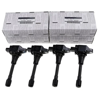 4PCS OEM Ignition Coil 22448-JA00C For infiniti Altima Rogue Sentra Versa UF549 - Image 1 of 4