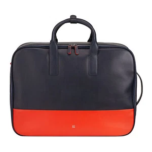 DUDU Hochwertige Leder-Reisekoffer für Damen und Herren, 33 Liter, Handgepäck, U - Picture 1 of 7
