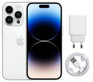 Apple iPhone 14 Pro Max - Optisch: SEHR GUT - 128 GB - Silber Weiß - Bild 1 von 4